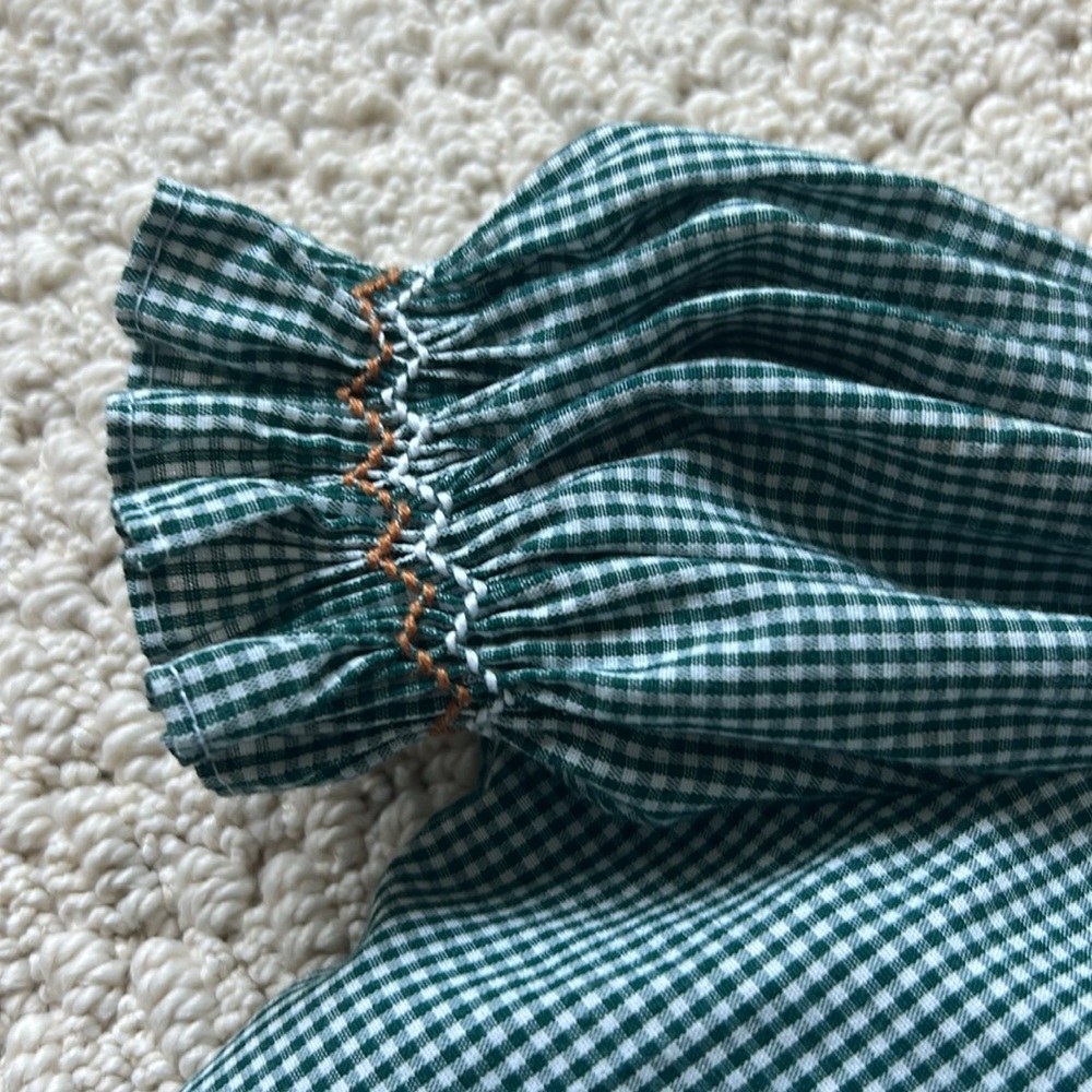 24m Handmade smocked farm dress! - Picture 6 of 6